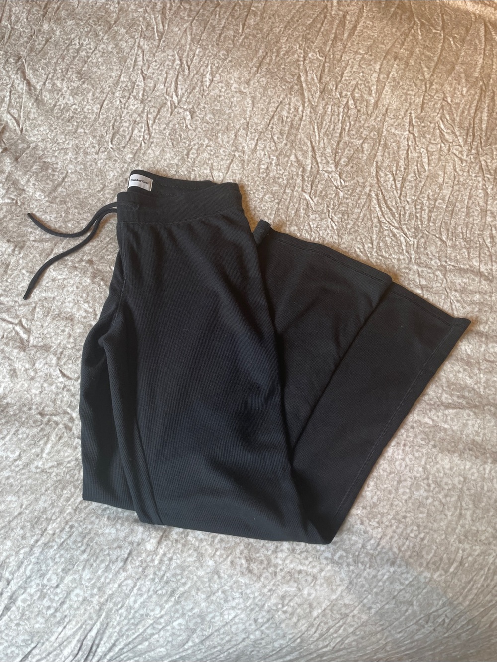 Sunday best Aritzia waffle pants